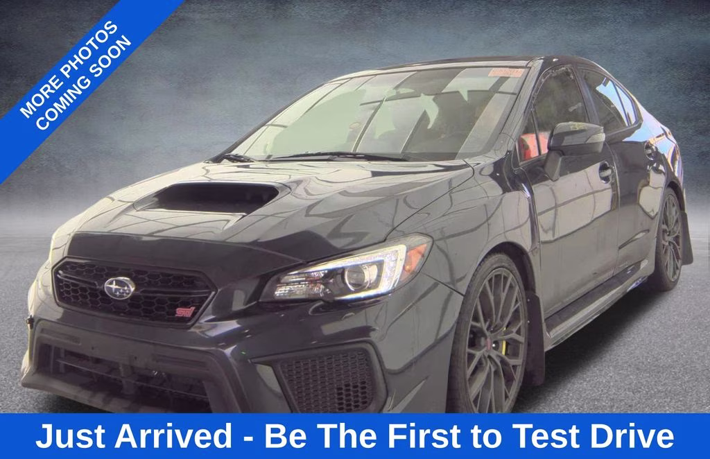 2018 Dark Gray Metallic Subaru WRX STi Limited AWD Sedan