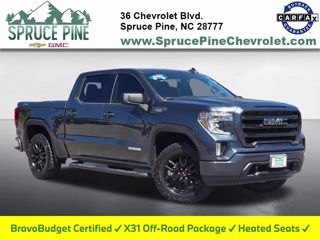 2021 Dark Sky Metallic GMC Sierra 1500 Elevation 4X4 Truck