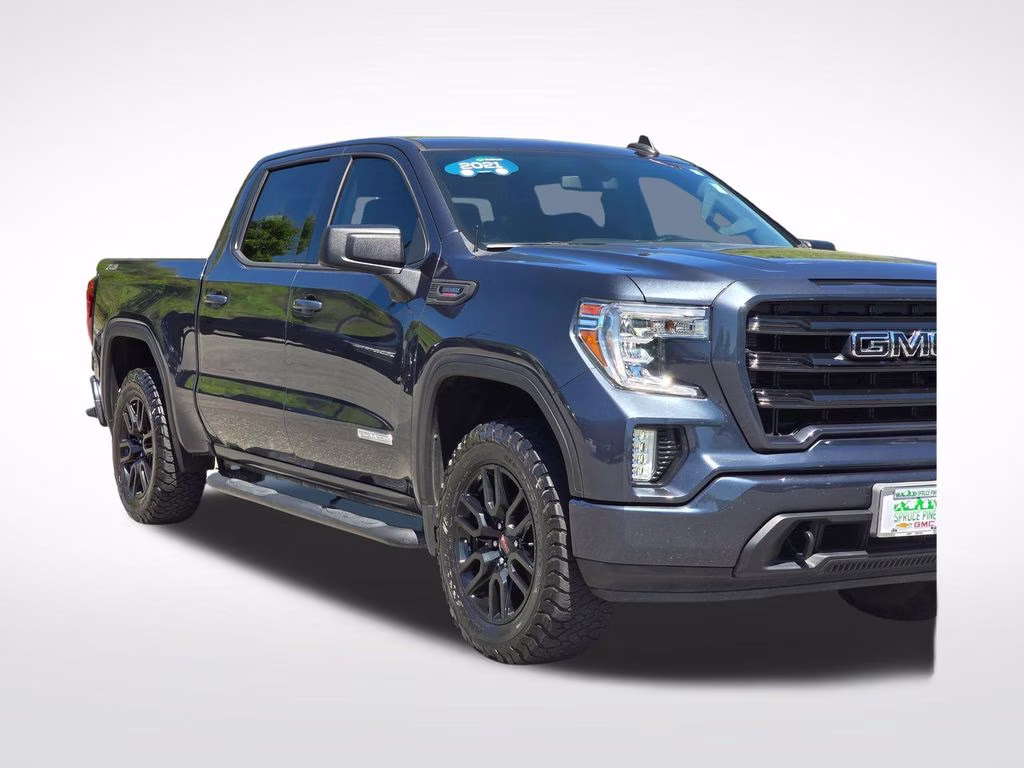 2021 Dark Sky Metallic GMC Sierra 1500 Elevation 4X4 Truck