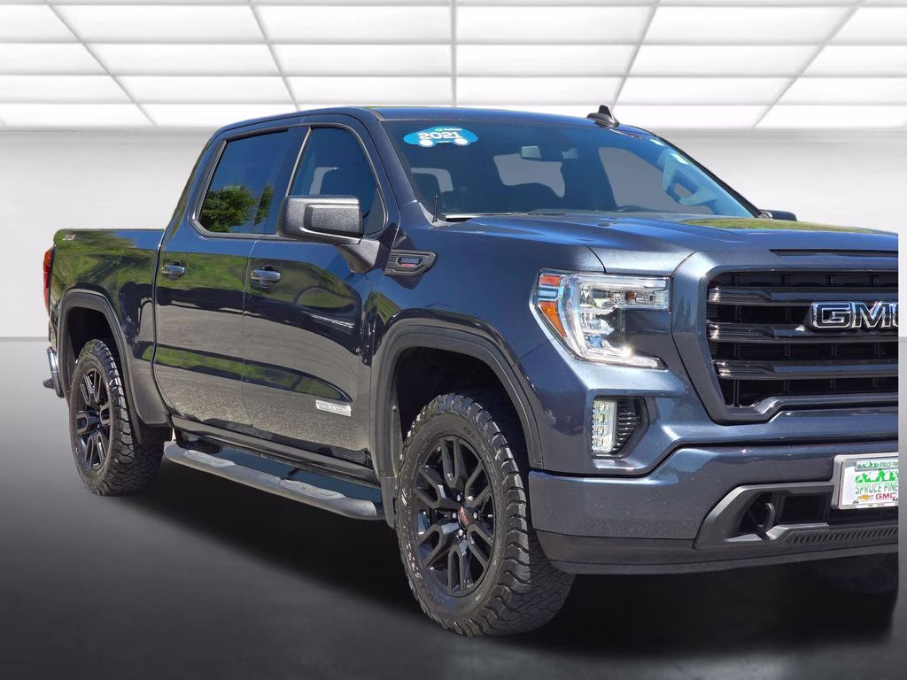 2021 Dark Sky Metallic GMC Sierra 1500 Elevation 4X4 Truck