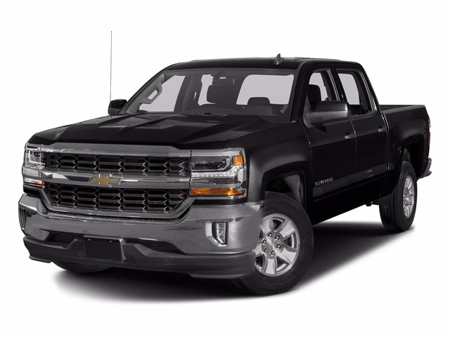 2016 Black Chevrolet Silverado 1500 LT 4X4 Truck