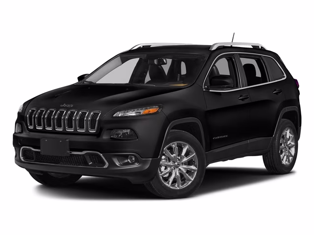 2018 Diamond Black Crystal Pearlcoat Jeep Cherokee Limited 4X4 SUV