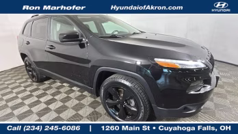 2018 Diamond Black Crystal Pearlcoat Jeep Cherokee Limited 4X4 SUV