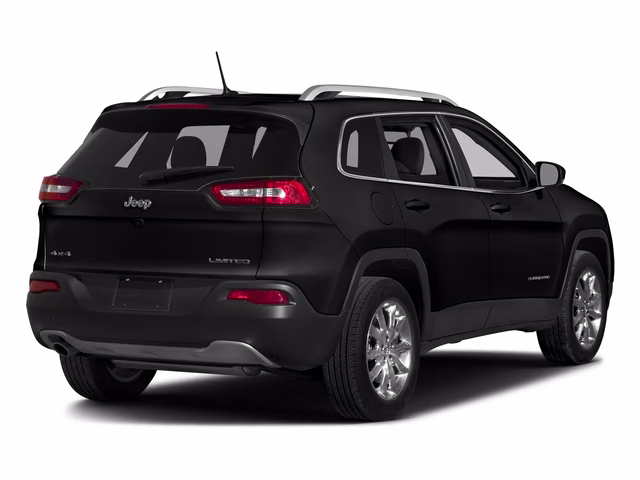 2018 Diamond Black Crystal Pearlcoat Jeep Cherokee Limited 4X4 SUV