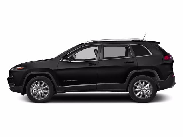 2018 Diamond Black Crystal Pearlcoat Jeep Cherokee Limited 4X4 SUV