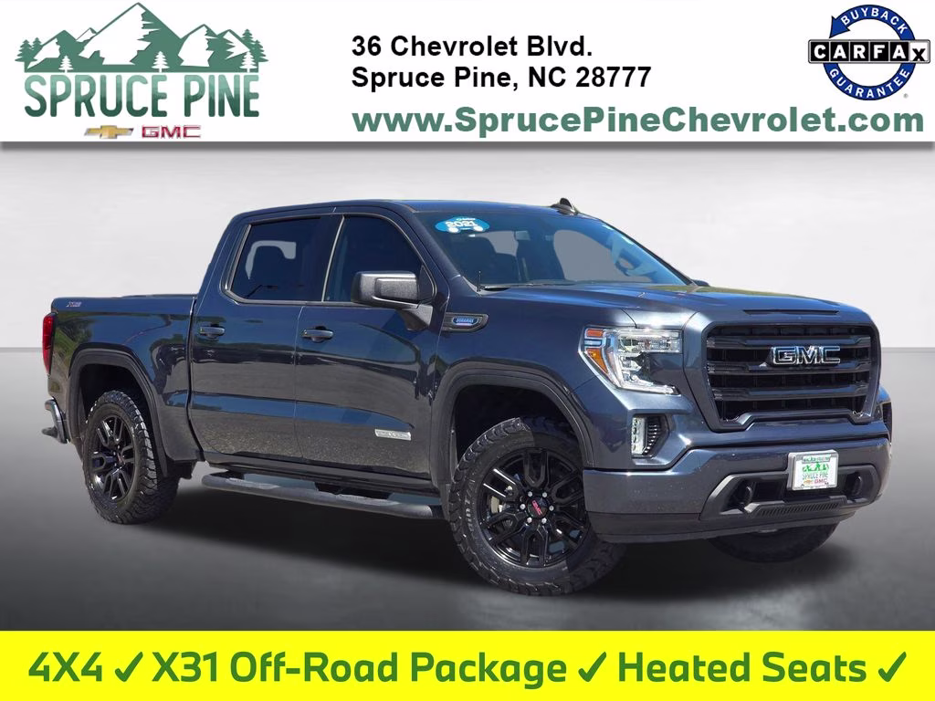 2021 Dark Sky Metallic GMC Sierra 1500 Elevation 4X4 Truck