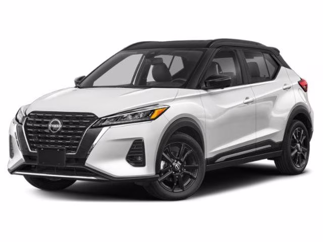 2023 Aspen White/Super Black Nissan Kicks SR FWD SUV