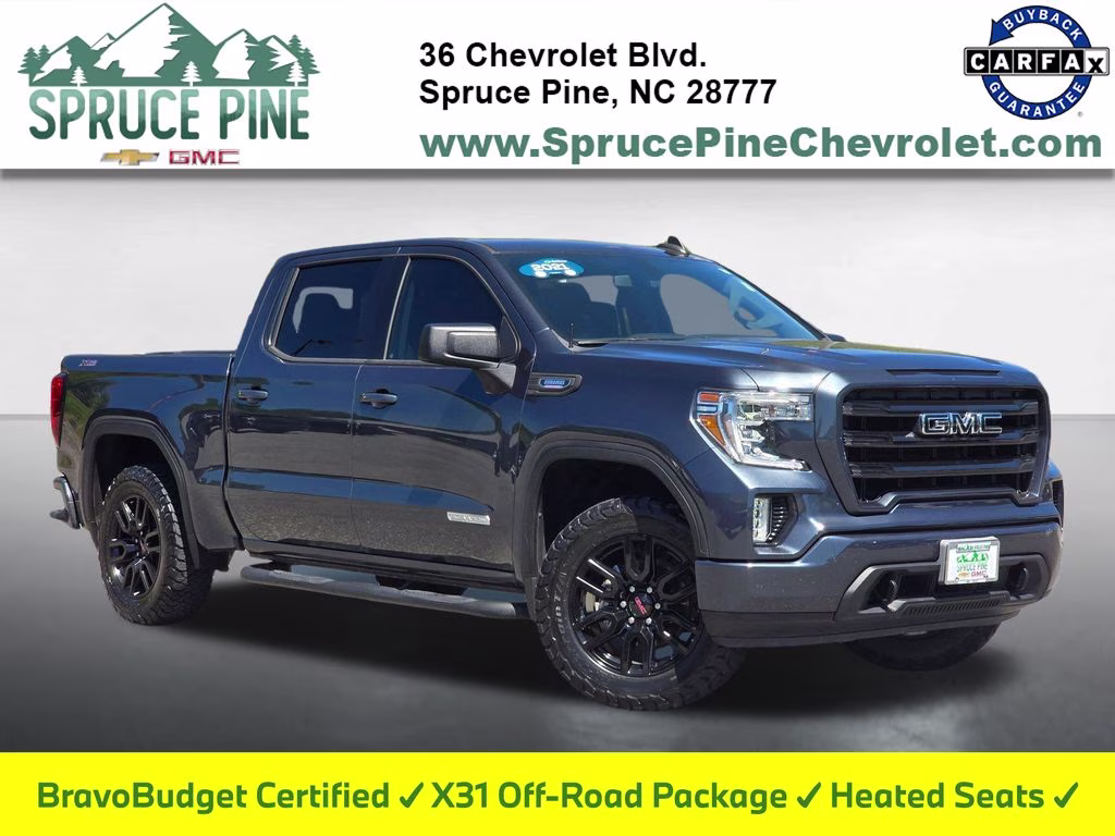 2021 Dark Sky Metallic GMC Sierra 1500 Elevation 4X4 Truck