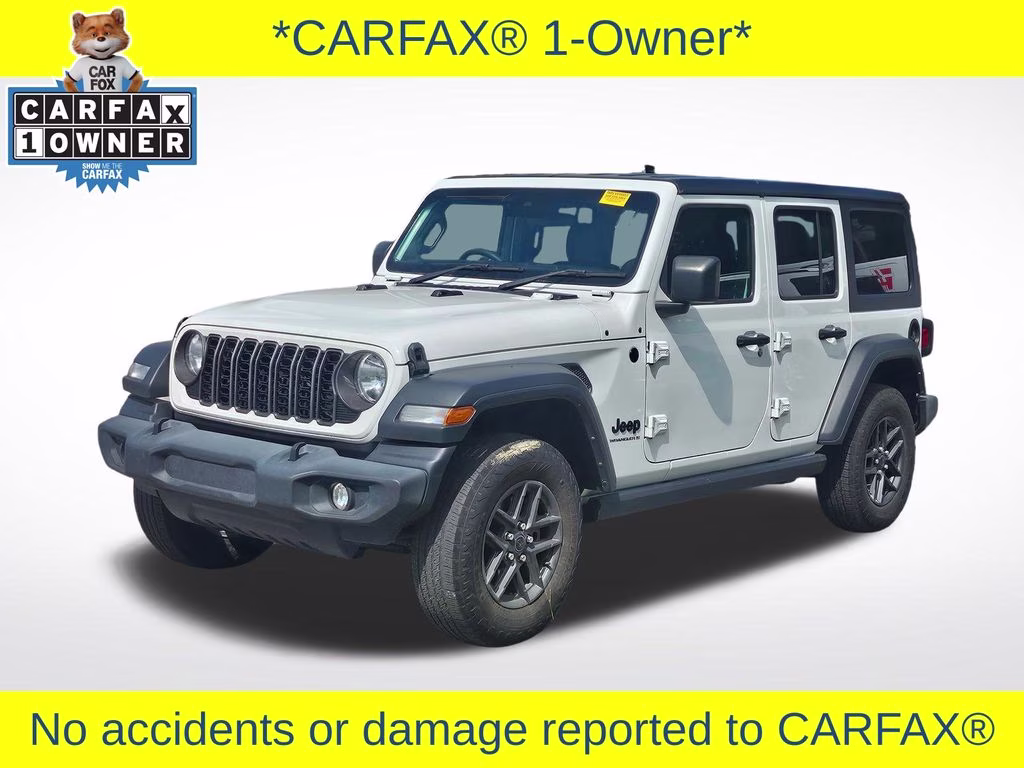 2024 Bright White Clearcoat Jeep Wrangler Sport RHD 4X4 SUV
