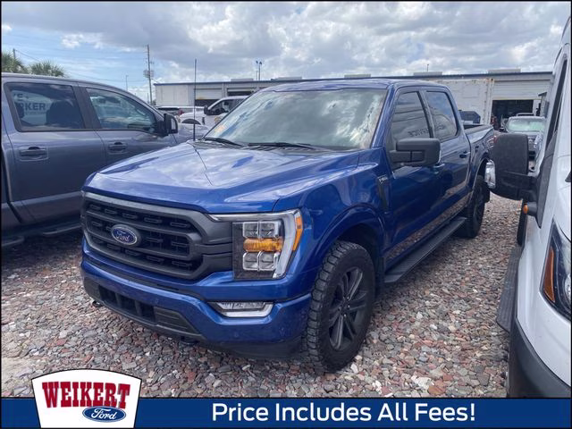2022 Blue Metallic Ford F-150 XLT 4X4 Truck