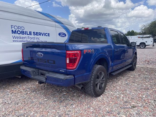 2022 Blue Metallic Ford F-150 XLT 4X4 Truck