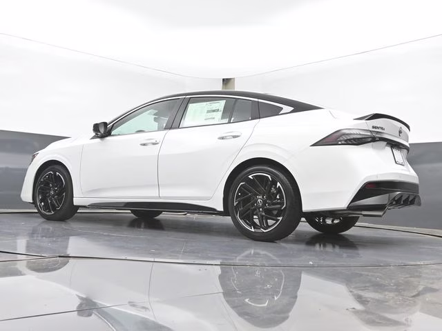 2026 Aspen White/Super Black Nissan Sentra SR FWD Sedan