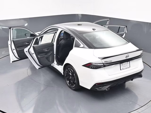 2026 Aspen White/Super Black Nissan Sentra SR FWD Sedan
