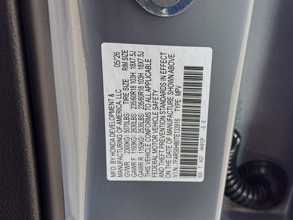 2026 Urban Gray Pearl Honda CR-V Hybrid Sport-L AWD SUV