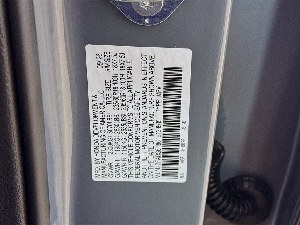 2026 Urban Gray Pearl Honda CR-V Hybrid Sport-L AWD SUV