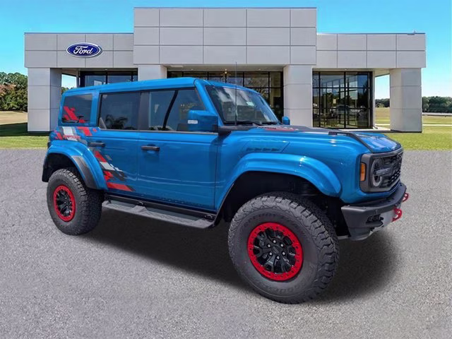 2026 Blue Metallic Ford Bronco Raptor 4X4 Convertible