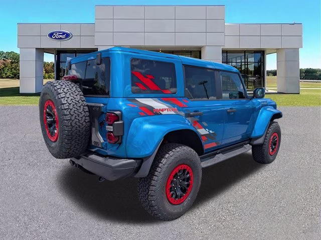 2026 Blue Metallic Ford Bronco Raptor 4X4 Convertible