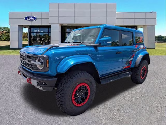 2026 Blue Metallic Ford Bronco Raptor 4X4 Convertible