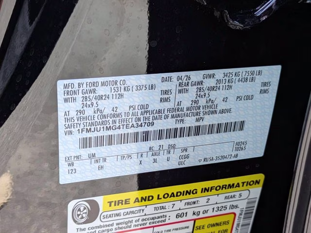 2026 Black Ford Expedition Platinum 4X4 SUV