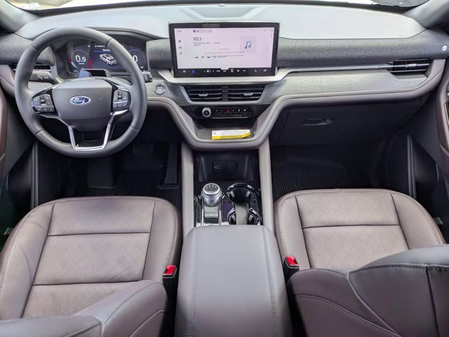 2026 White Ford Explorer Platinum RWD SUV