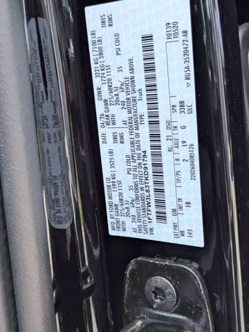 2026 Black Metallic Ford F-150 XLT 4X4 Truck