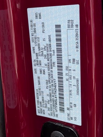 2026 Ruby Red Metallic Ford F-150 LARIAT 4X4 Truck