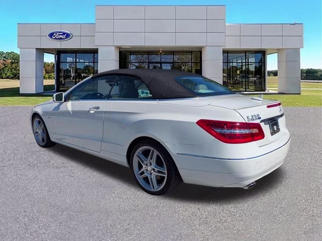 2012 Diamond White Mercedes-Benz E-Class E 350 RWD Convertible