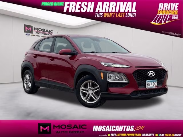 2019 Pulse Red Hyundai Kona SE AWD SUV