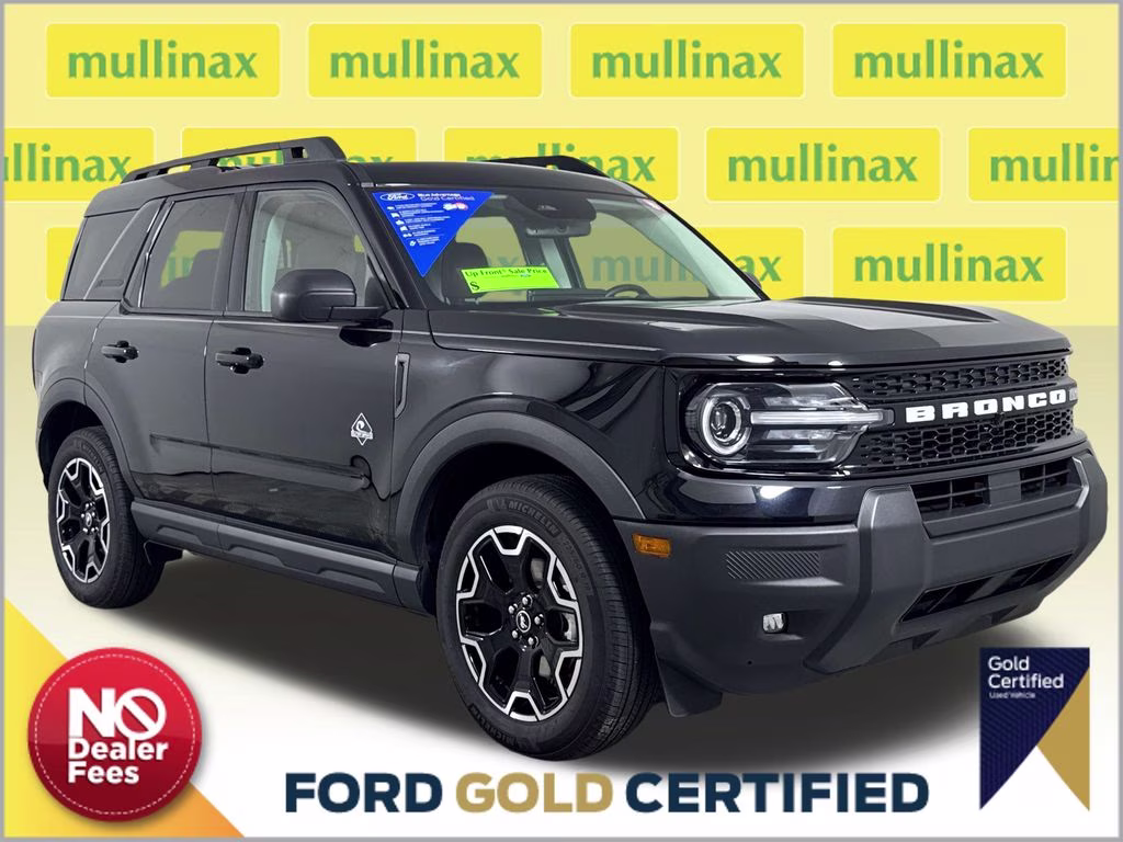 2025 Shadow Black Ford Bronco Sport Outer Banks 4X4 SUV