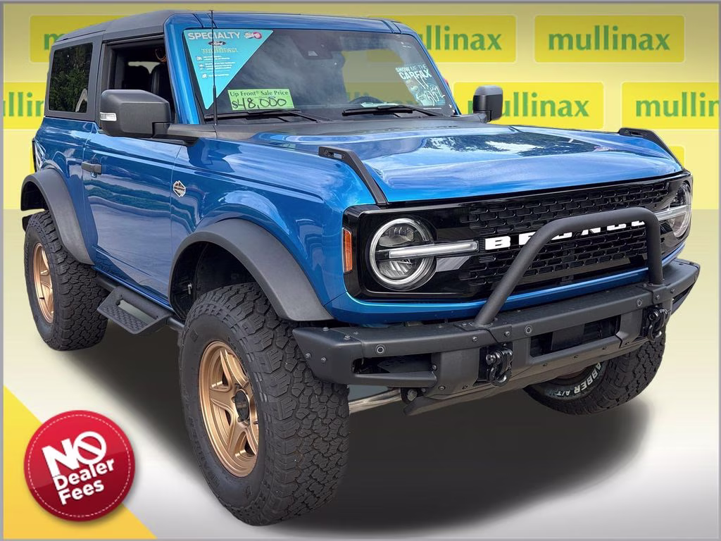 2023 Velocity Blue Metallic Ford Bronco Wildtrak 4X4 SUV