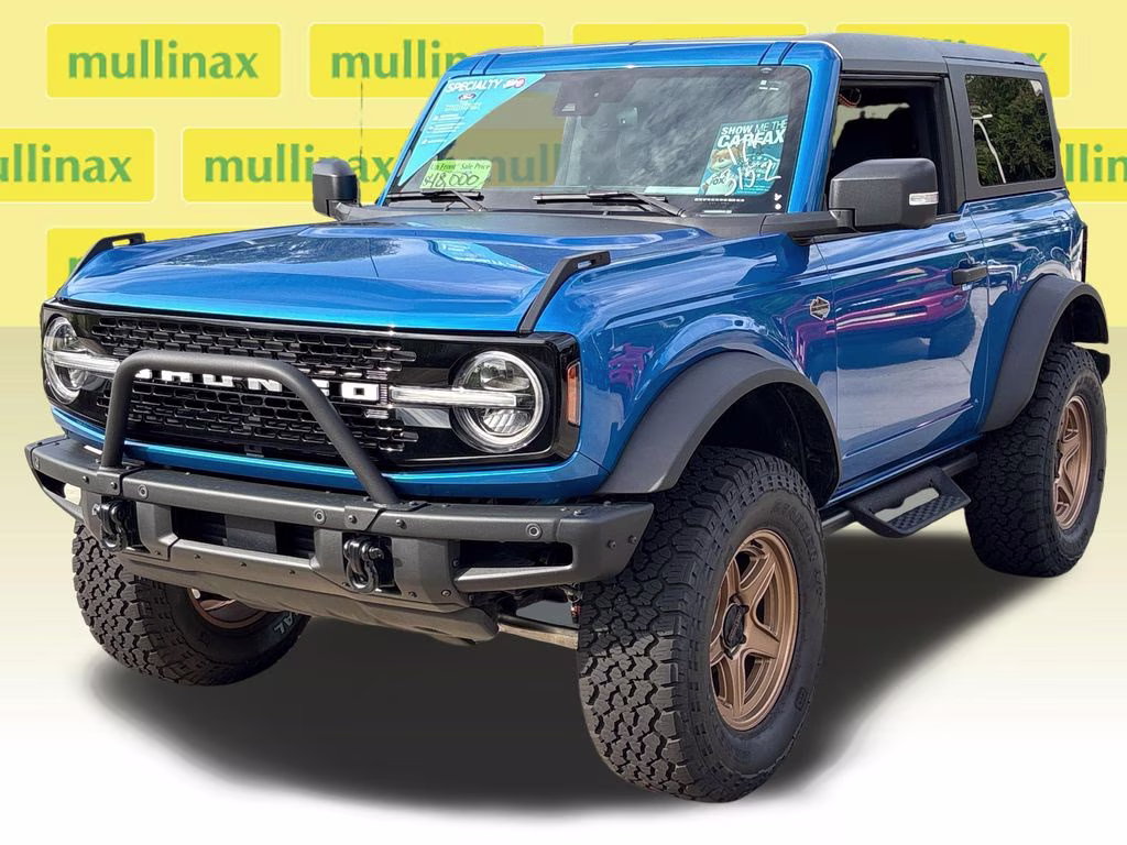 2023 Velocity Blue Metallic Ford Bronco Wildtrak 4X4 SUV