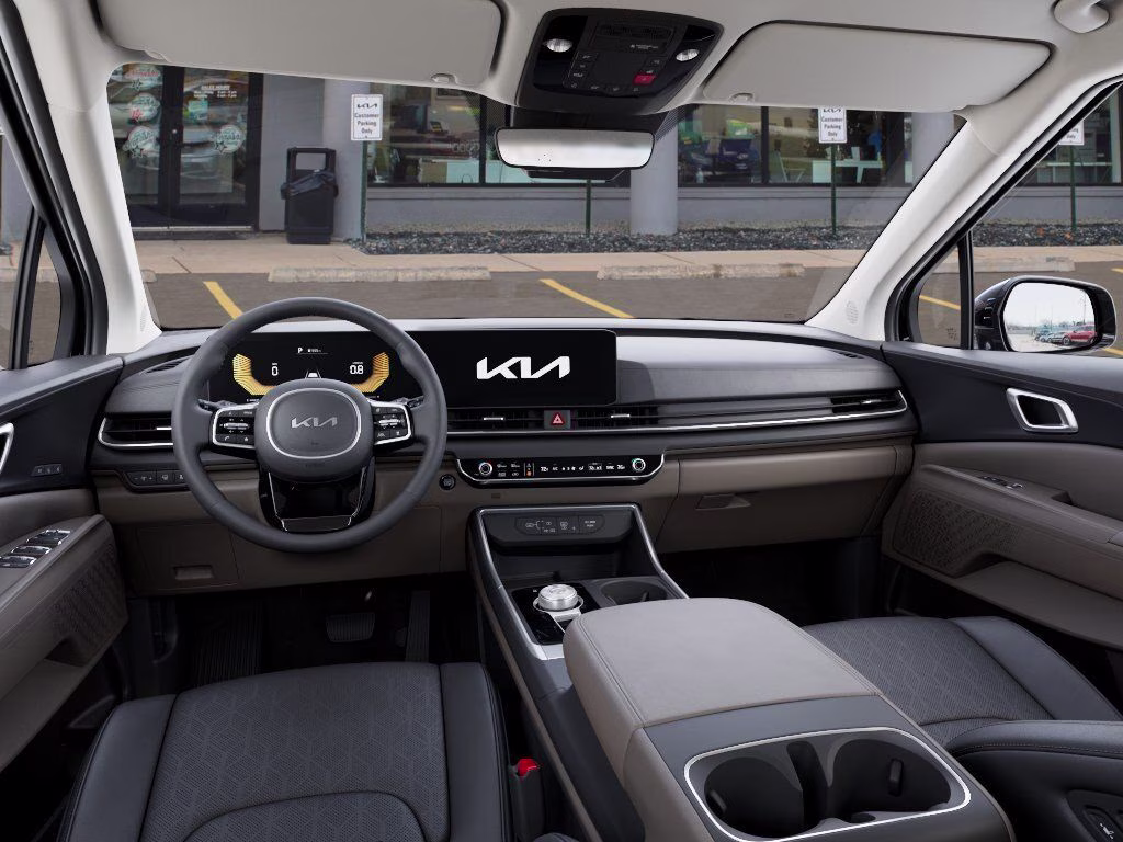 2026 Aurora Black Pearl Kia Carnival Hybrid EX FWD Van