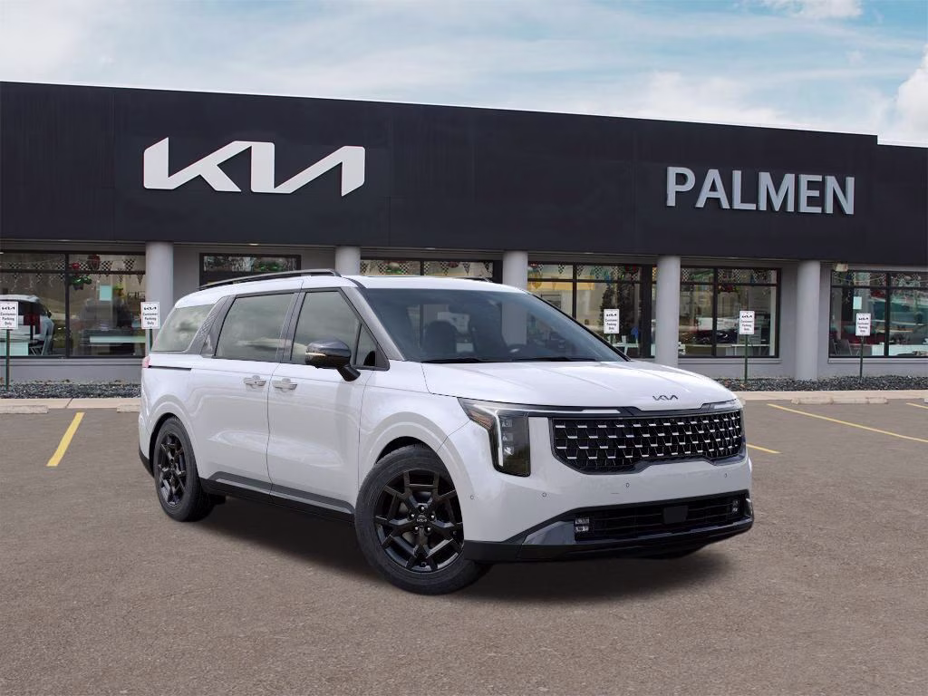 2026 Snow White Pearl Kia Carnival Hybrid SX FWD Van
