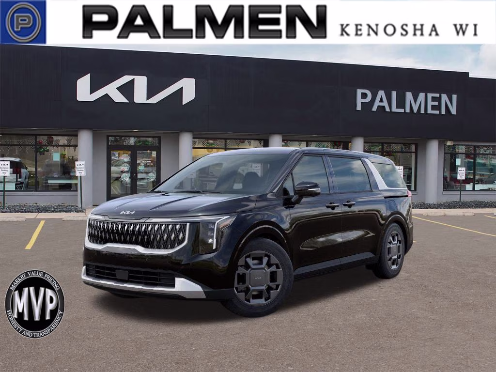 2026 Aurora Black Pearl Kia Carnival Hybrid EX FWD Van