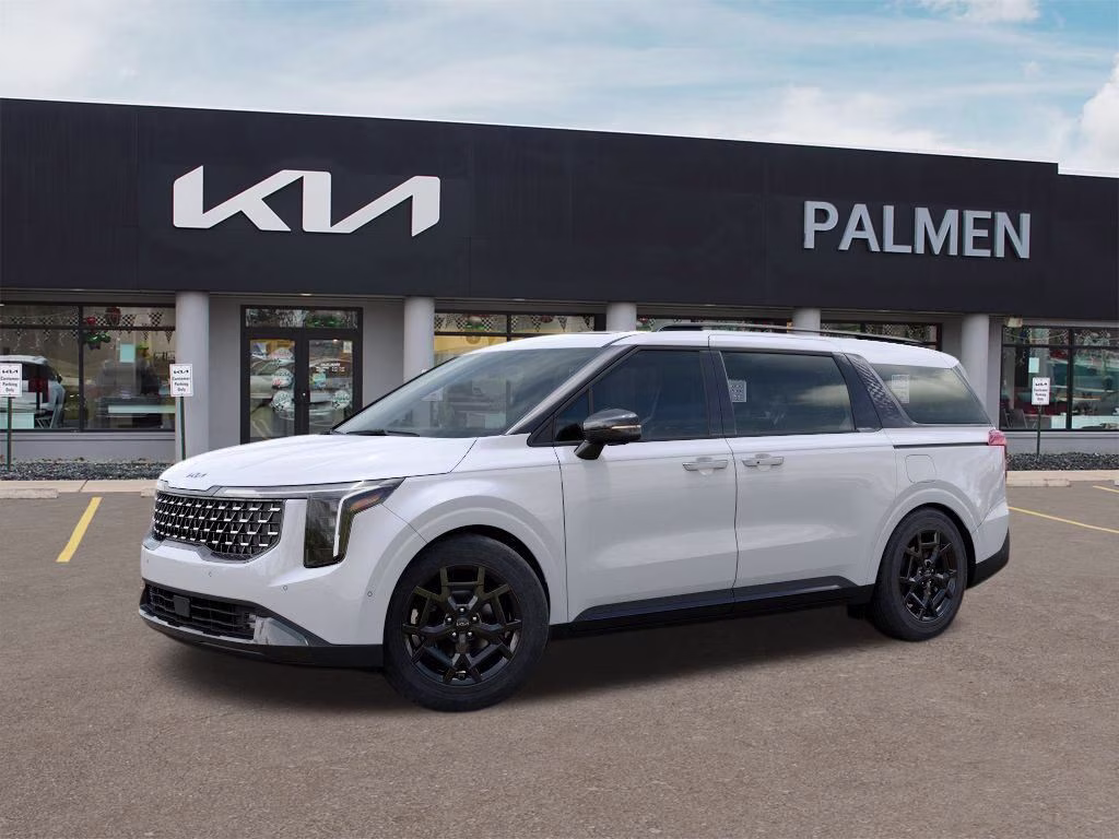 2026 Snow White Pearl Kia Carnival Hybrid SX FWD Van