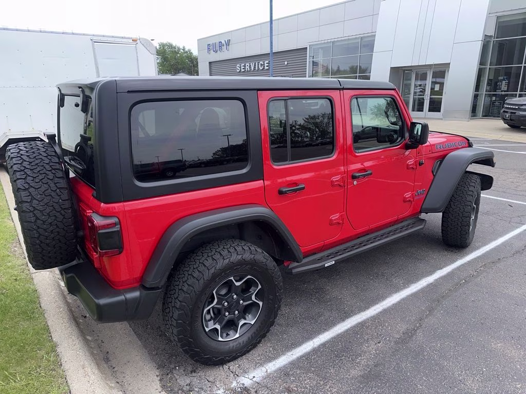 2023 Firecracker Red Clearcoat Jeep Wrangler Rubicon 4xe 4X4 SUV