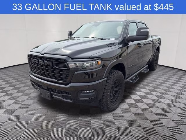 2025 Diamond Black Crystal Pearlcoat Ram 1500 Big Horn/Lone Star 4X4 Truck