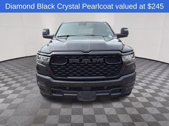 2025 Diamond Black Crystal Pearlcoat Ram 1500 Big Horn/Lone Star 4X4 Truck