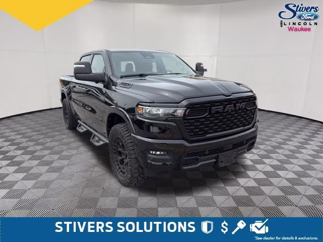 2025 Diamond Black Crystal Pearlcoat Ram 1500 Big Horn/Lone Star 4X4 Truck