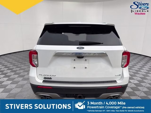 2020 White Metallic Ford Explorer Platinum 4X4 SUV