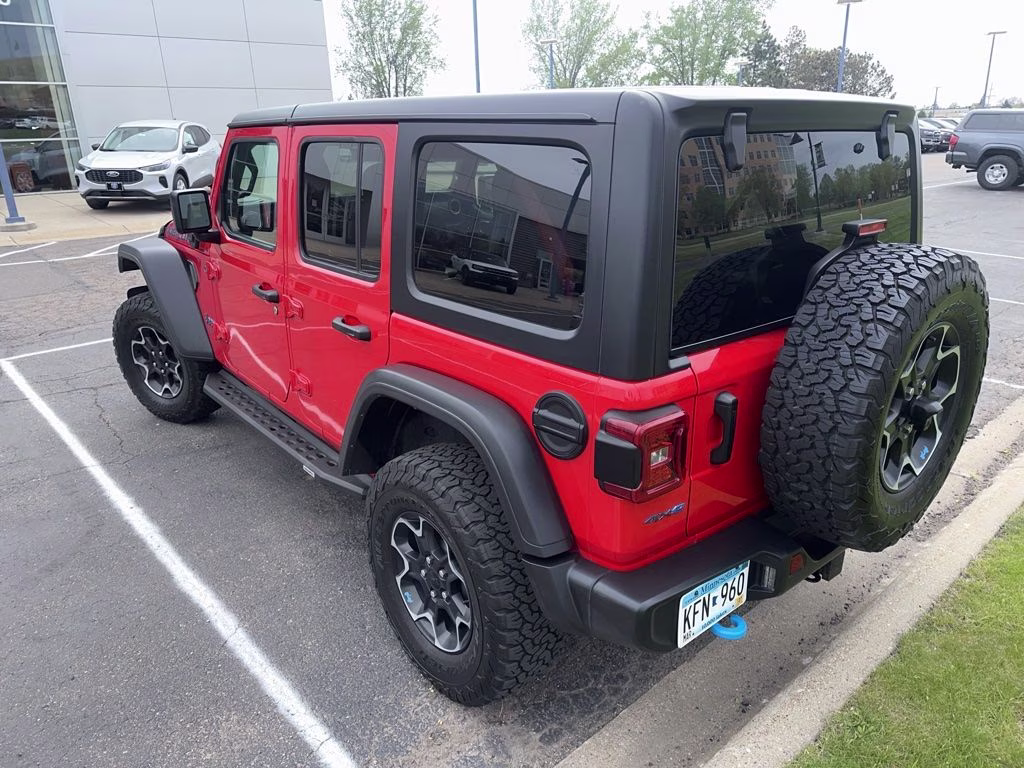 2023 Firecracker Red Clearcoat Jeep Wrangler Rubicon 4xe 4X4 SUV