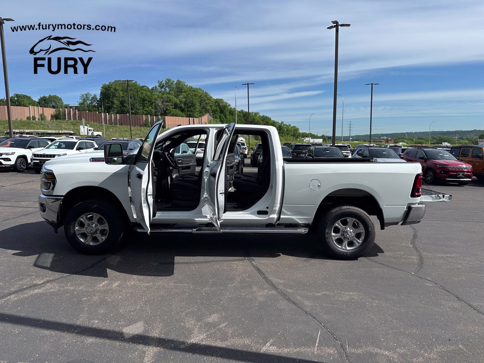 2025 Bright White Clearcoat Ram 2500 Big Horn 4X4 Truck