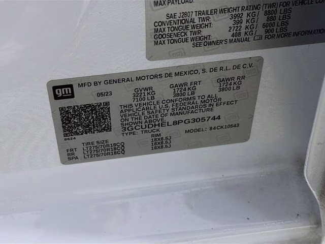 2023 Summit White Chevrolet Silverado 1500 ZR2 4X4 Truck