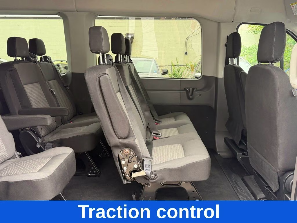 2025 White Ford Transit-350 XLT 15 PASSENGER RWD Crossover