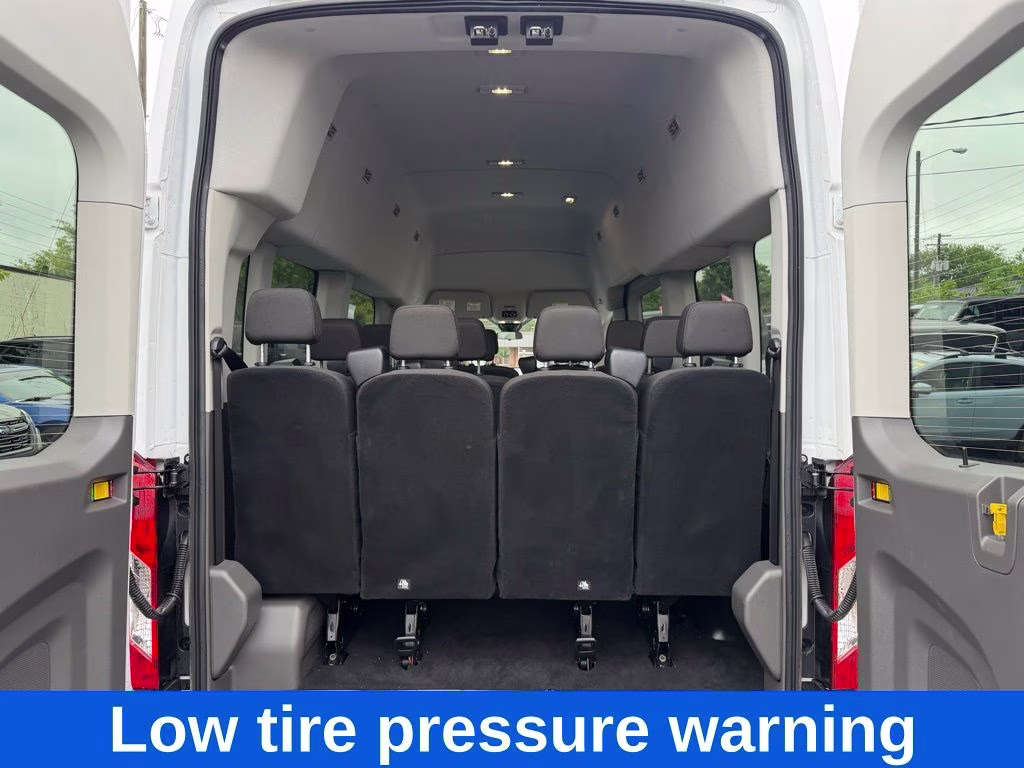 2025 White Ford Transit-350 XLT 15 PASSENGER RWD Crossover