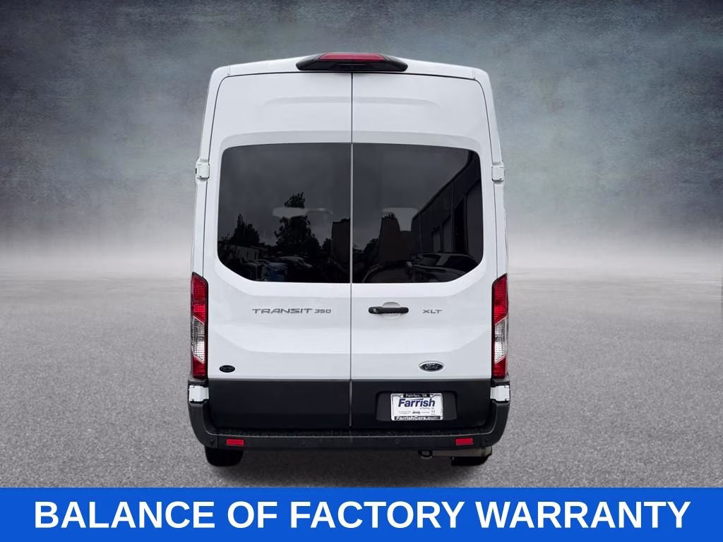 2025 White Ford Transit-350 XLT 15 PASSENGER RWD Crossover