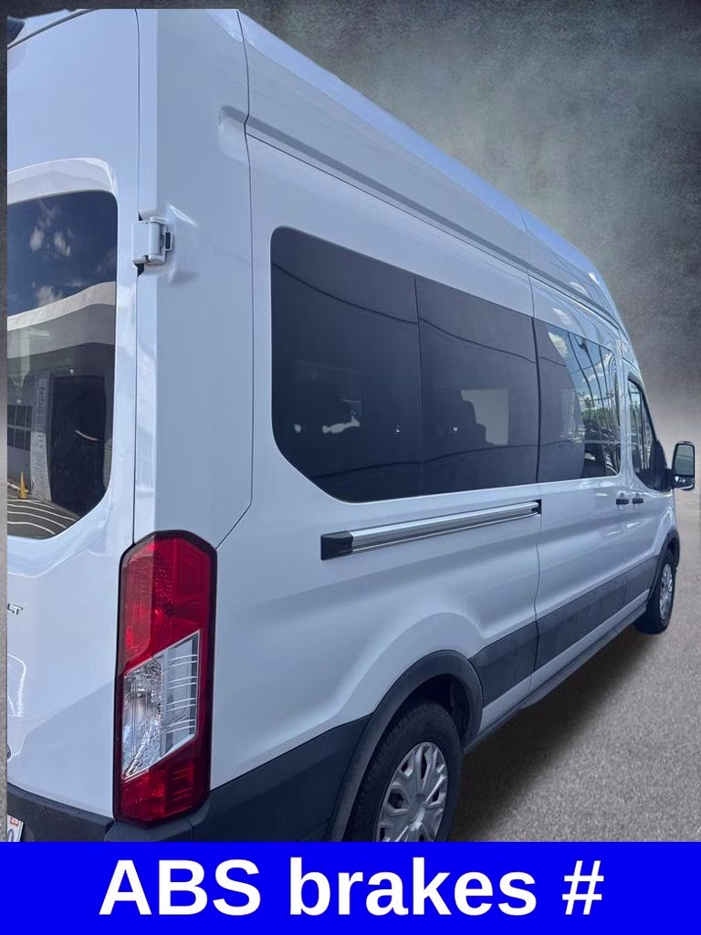 2025 White Ford Transit-350 XLT 15 PASSENGER RWD Crossover