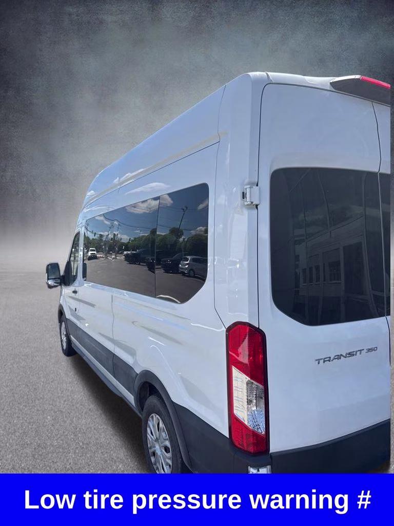 2025 White Ford Transit-350 XLT 15 PASSENGER RWD Crossover
