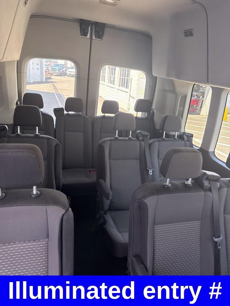 2025 White Ford Transit-350 XLT 15 PASSENGER RWD Crossover