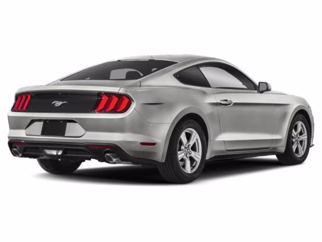 2020 Silver Ford Mustang EcoBoost Premium RWD Coupe
